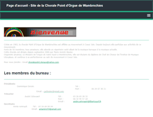 Tablet Screenshot of choralepointdorgue.info